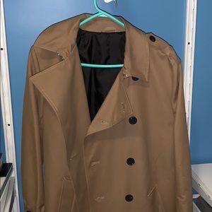 Asos Design Shower Resistant Longline with belt